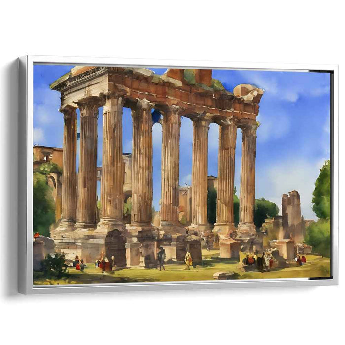 Watercolor Roman Forum #116