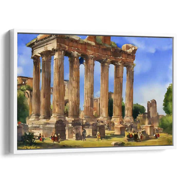 Watercolor Roman Forum #116