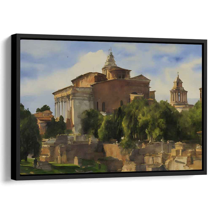 Watercolor Roman Forum #126