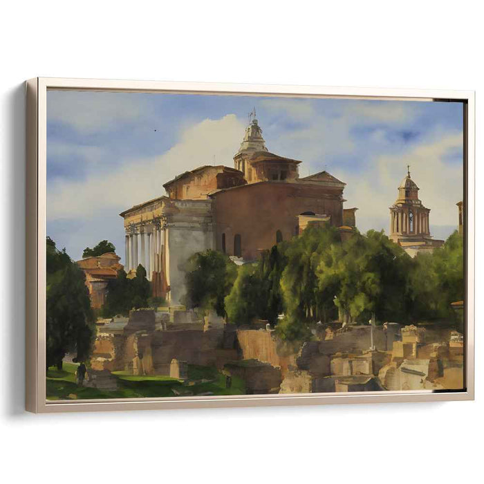 Watercolor Roman Forum #126