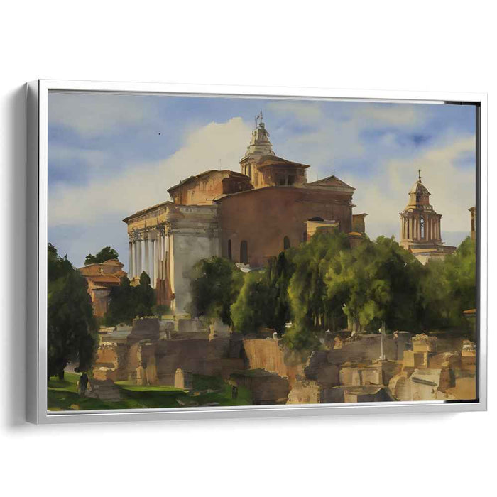 Watercolor Roman Forum #126