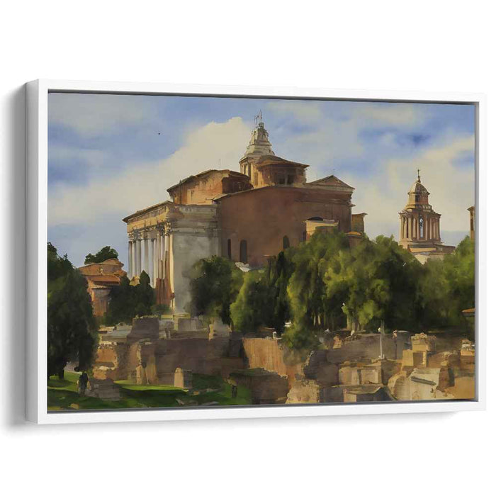 Watercolor Roman Forum #126