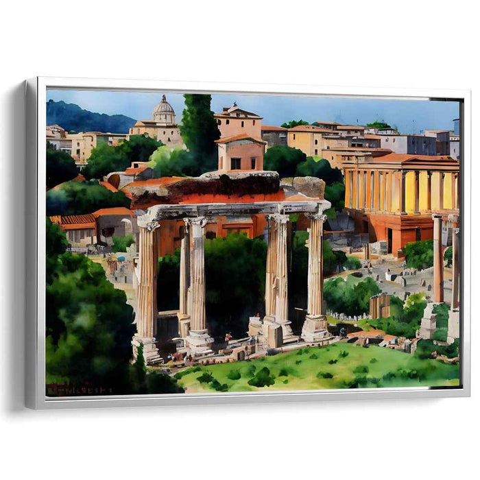 Solar Pillars: Classical Roman Columns Under the Sun