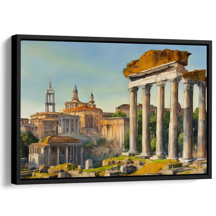 Empire Echoes: Ancient Rome's Grandeur in Realistic Landscape Canvas Art