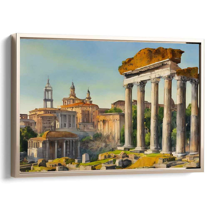 Empire Echoes: Ancient Rome's Grandeur in Realistic Landscape Canvas Art