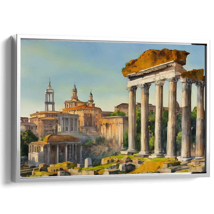 Empire Echoes: Ancient Rome's Grandeur in Realistic Landscape Canvas Art