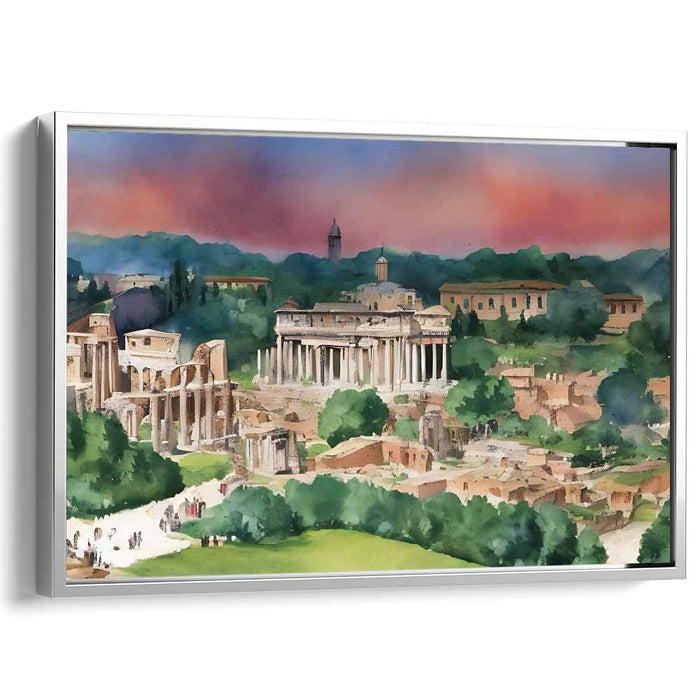 Watercolor Roman Forum #134