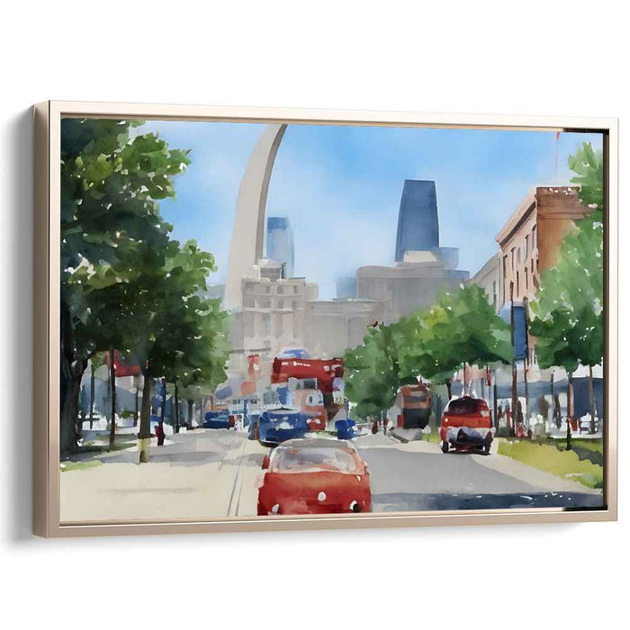 Watercolor St. Louis Arch #102