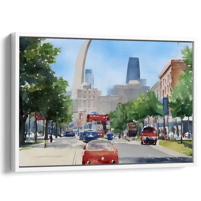 Watercolor St. Louis Arch #102