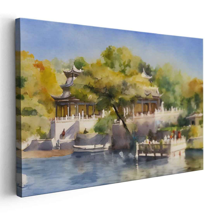 Watercolor Summer Palace #109