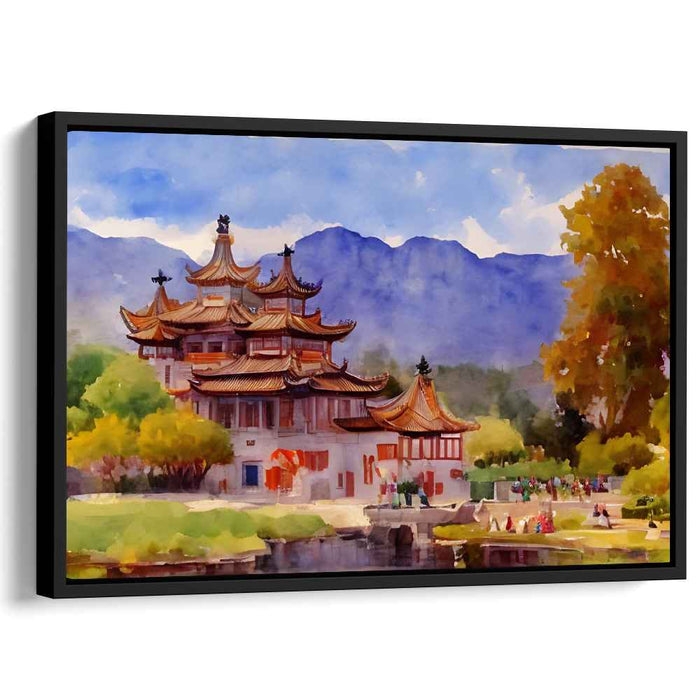 Watercolor Summer Palace #111