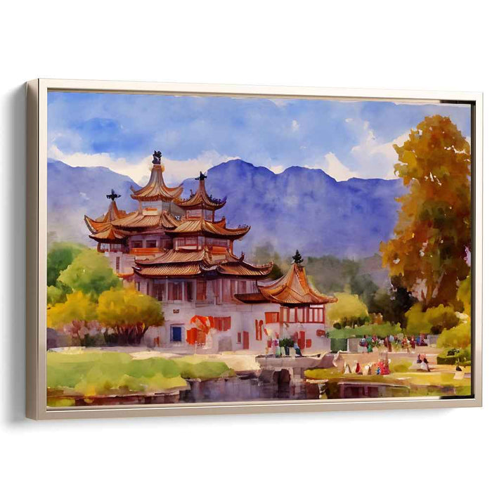 Watercolor Summer Palace #111