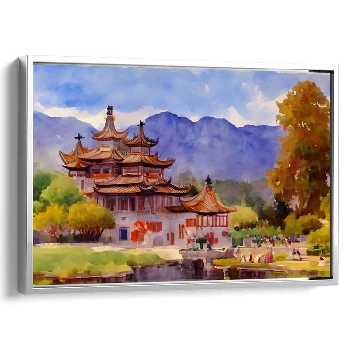 Watercolor Summer Palace #111