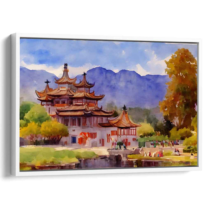 Watercolor Summer Palace #111