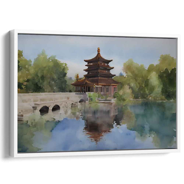Watercolor Summer Palace #122