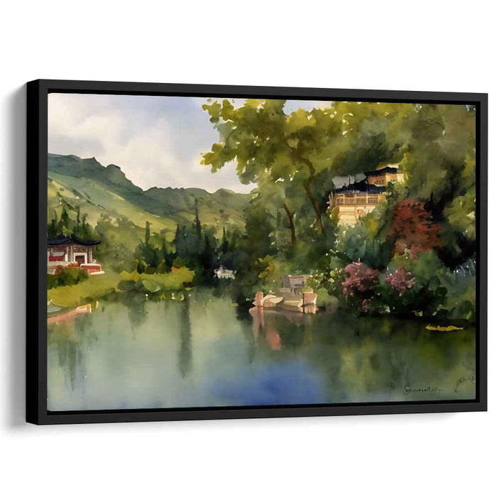 Watercolor Summer Palace #130