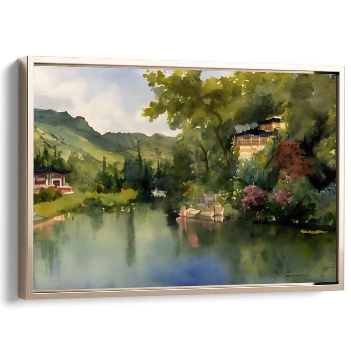 Watercolor Summer Palace #130