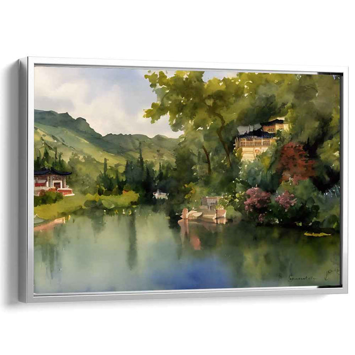 Watercolor Summer Palace #130