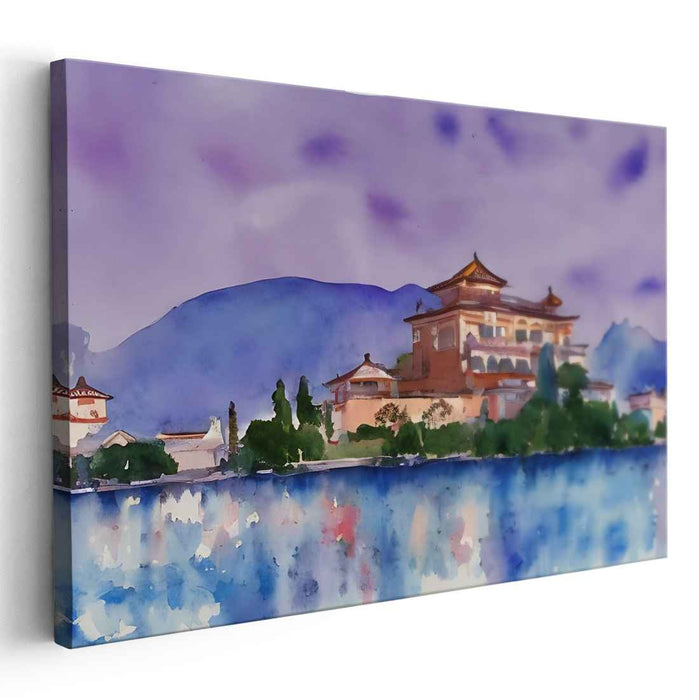 Watercolor Summer Palace #131