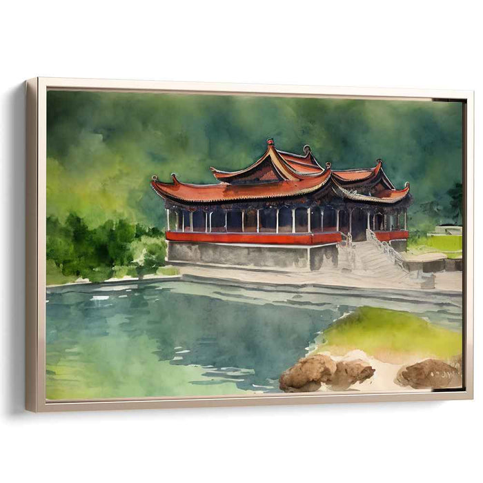 Watercolor Summer Palace #132