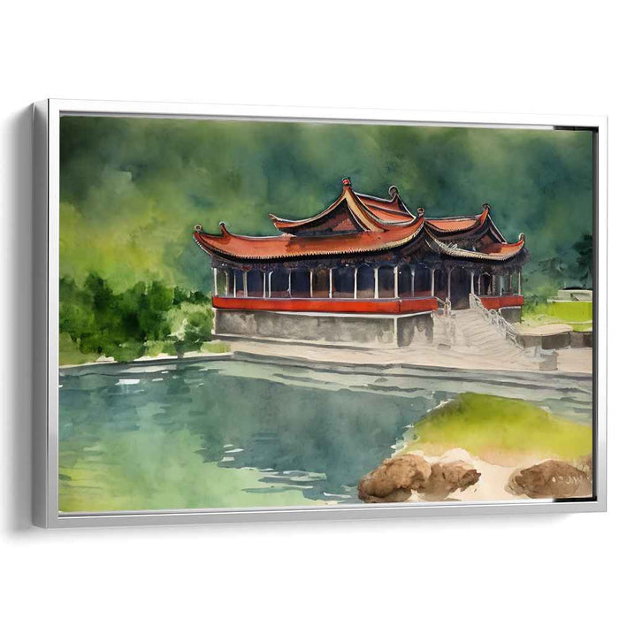 Watercolor Summer Palace #132