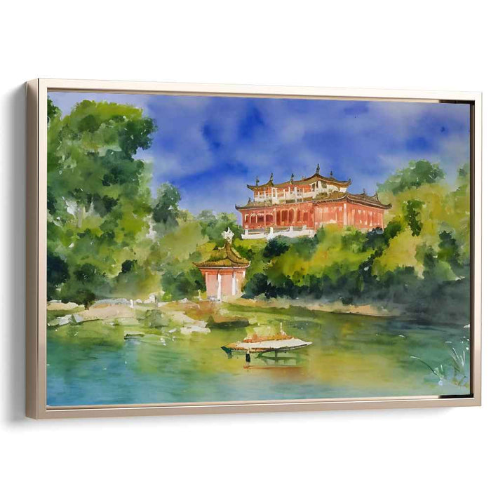 Watercolor Summer Palace #136