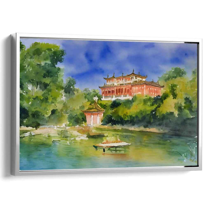 Watercolor Summer Palace #136