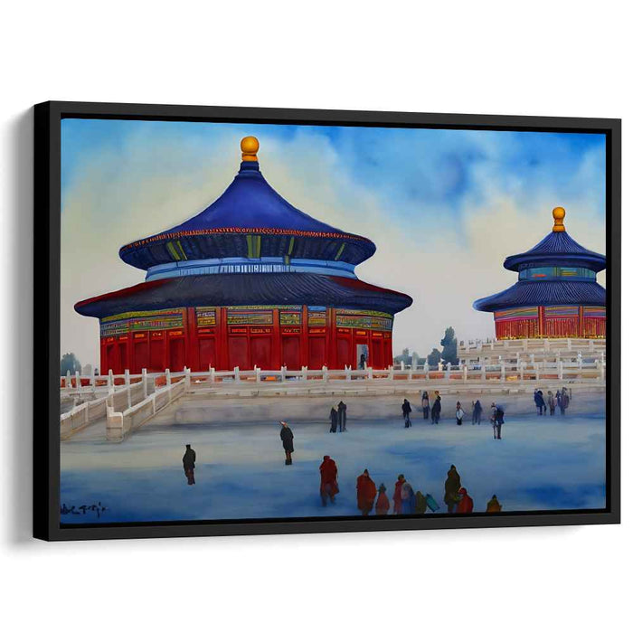 Blue Heritage Essence: A Cultural Landmark in Tranquil Blues