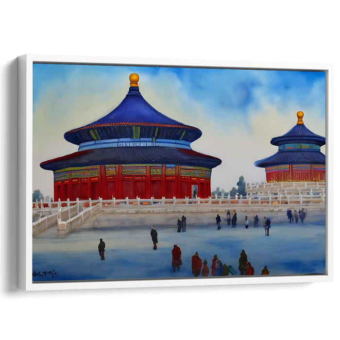 Blue Heritage Essence: A Cultural Landmark in Tranquil Blues