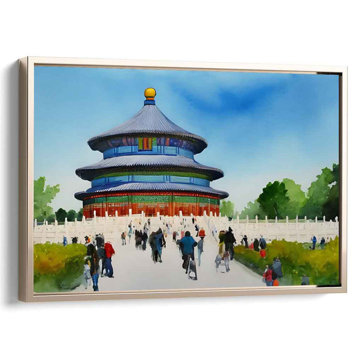 Watercolor Temple of Heaven #112