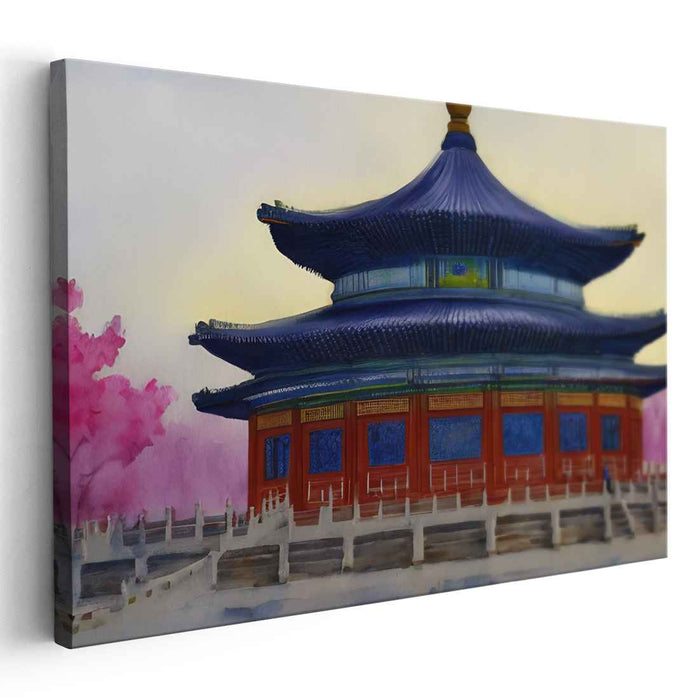 Watercolor Temple of Heaven #114