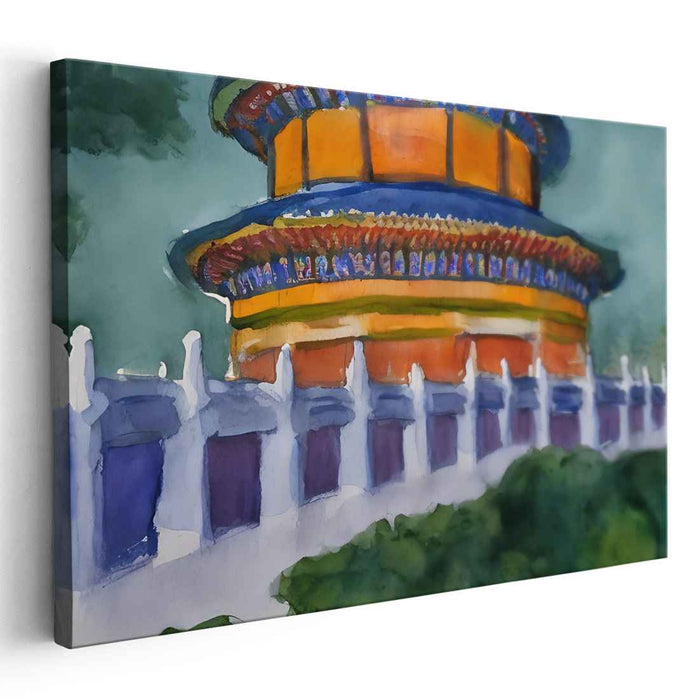 Watercolor Temple of Heaven #119