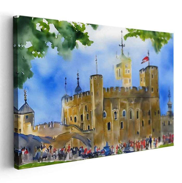 Watercolor Tower of London #124