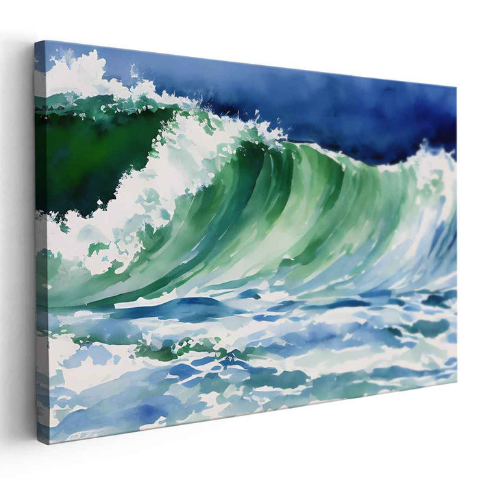 Ethereal Dance of Elements: Nature's Power in Motion Canvas Art Print