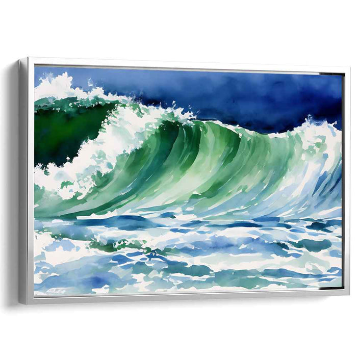 Ethereal Dance of Elements: Nature's Power in Motion Canvas Art Print