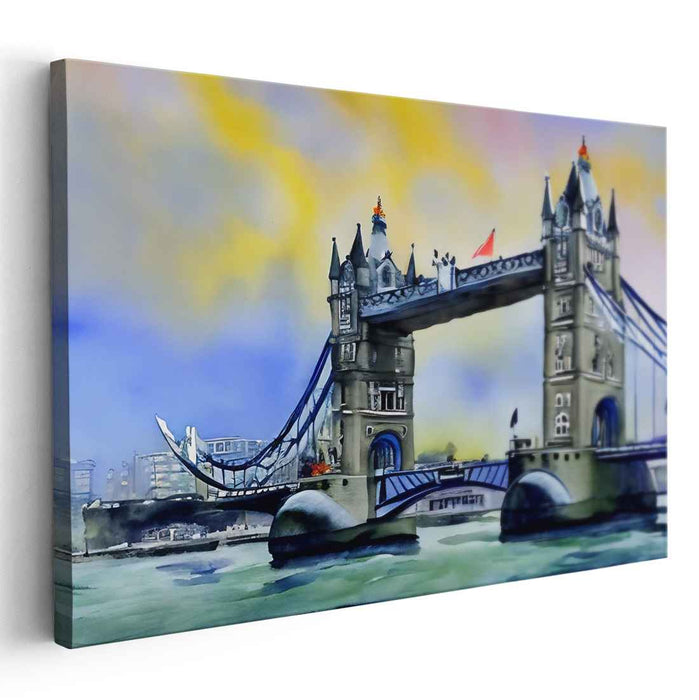 Watercolor Tower Bridge #105