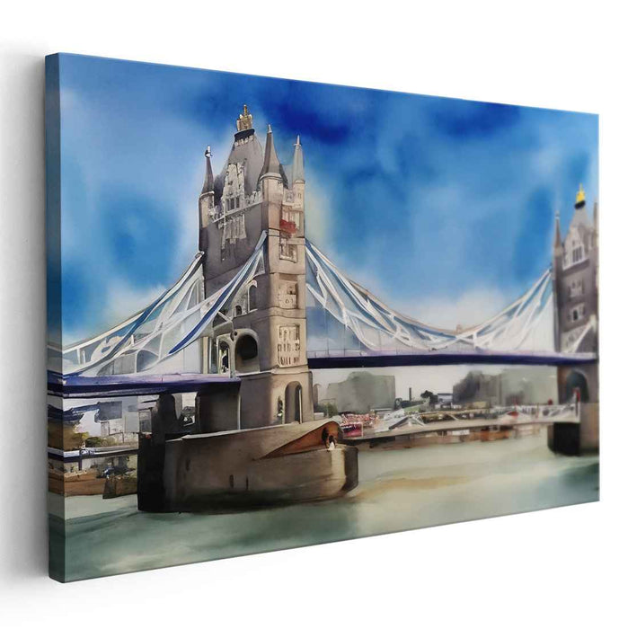 Watercolor Tower Bridge #124