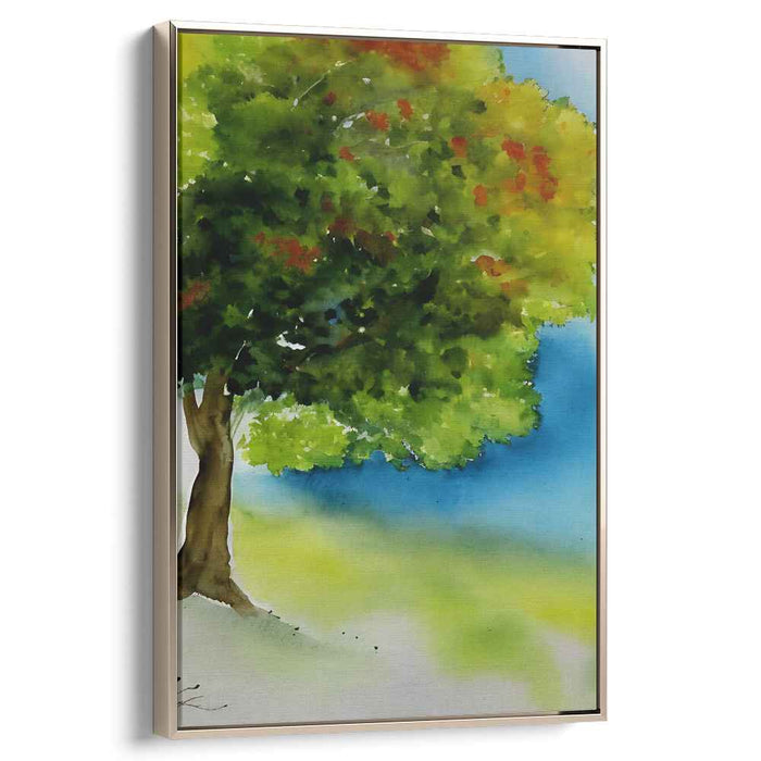 Nature's Chromatic Whispers: A Watercolor Whisper of Nature