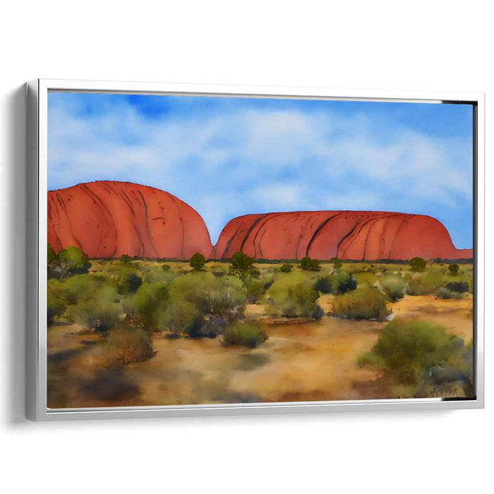 Watercolor Uluru #102