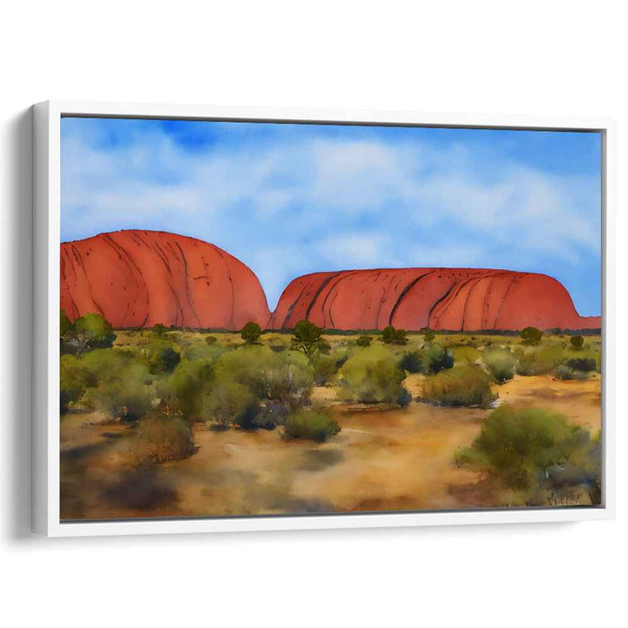 Watercolor Uluru #102