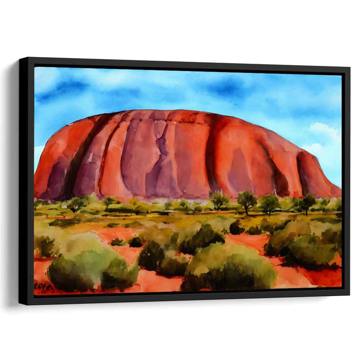 Uluru's Kaleidoscope Impressions: Vibrant Landscape of Australia's Iconic Rock