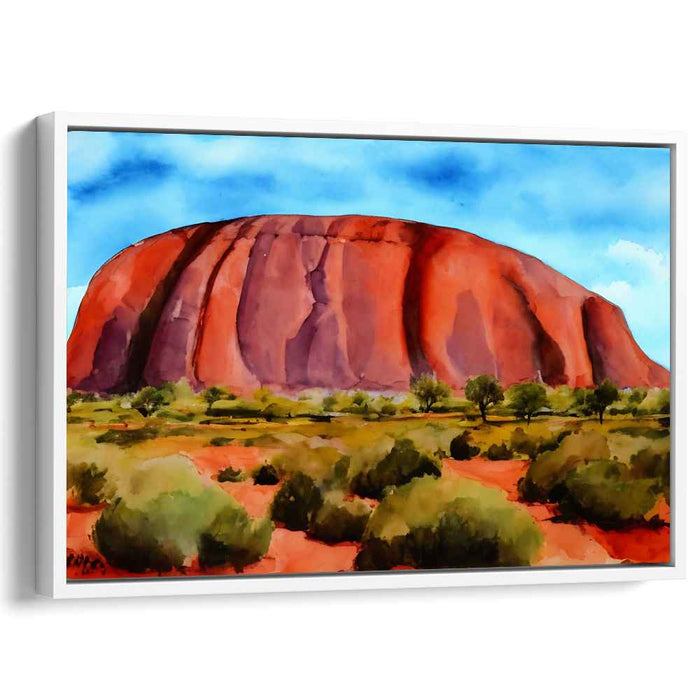 Uluru's Kaleidoscope Impressions: Vibrant Landscape of Australia's Iconic Rock