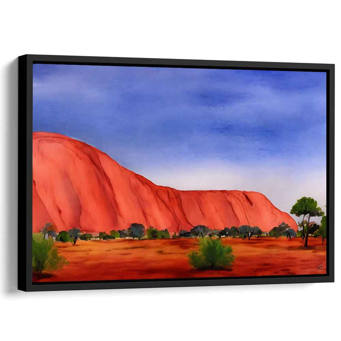 Watercolor Uluru #112