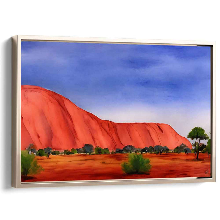Watercolor Uluru #112