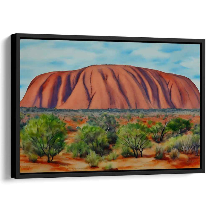 Outback Horizon: Serene Australian Outback Landscape Canvas Art