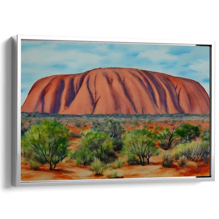 Outback Horizon: Serene Australian Outback Landscape Canvas Art