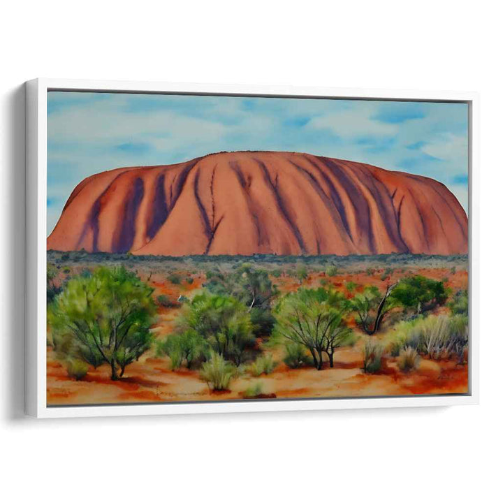 Outback Horizon: Serene Australian Outback Landscape Canvas Art