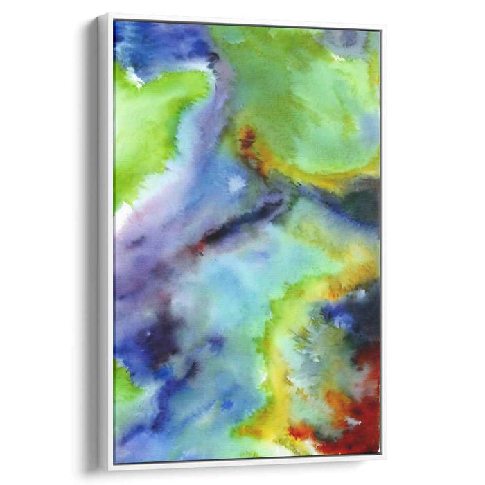 Liquid Dreamscape: Abstract Watercolor Dream Canvas Art Print