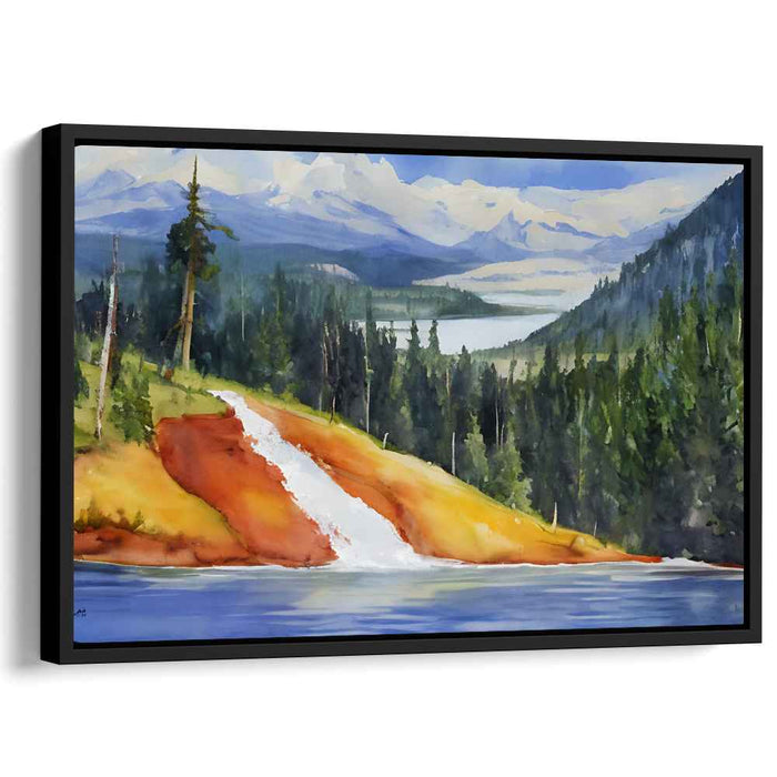 Watercolor Yellowstone National Park #101