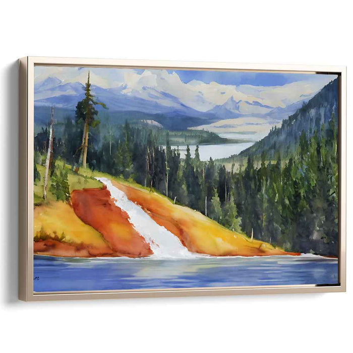 Watercolor Yellowstone National Park #101